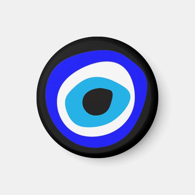 Evil Eye Talisman & Arabic Amulet /Turkish, Greek  Magnet (Front)
