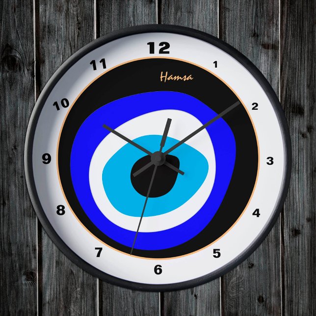 Evil Eye Talisman & Arabic Amulet /Turkish, Greek  Round Clock (Creator Uploaded)