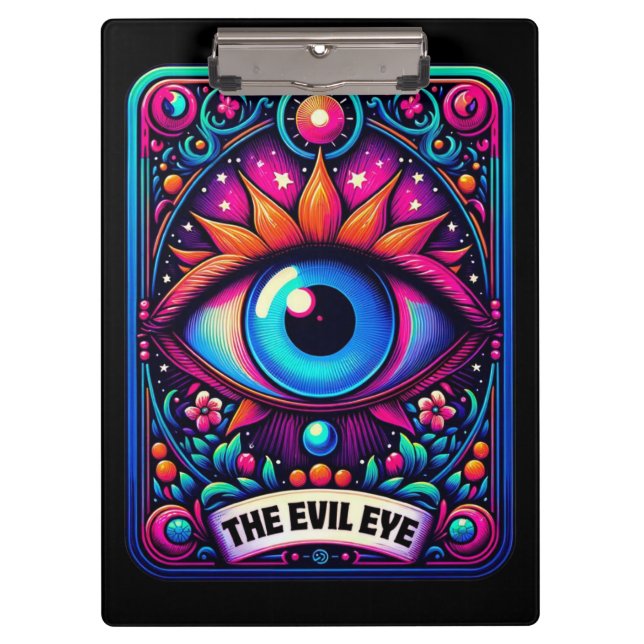 Evil Eye Tarot | Mystical Protection Clipboard (Front)