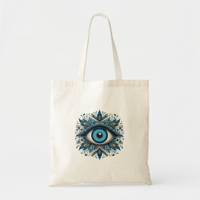 Evil eye tote bag (Front)