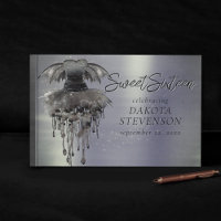 Evil Fairy Gown | Gothic Black Vampy Rock Sheen