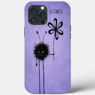 Evil Flower Bug Funny Purple Goth Name iPhone 13 Pro Max Case