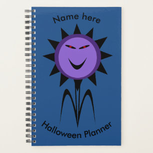 Evil Flower Kawaii Goth Halloween Custom Planner