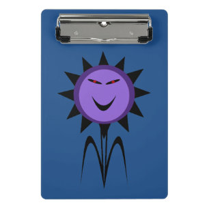 Evil Flower Kawaii Goth Halloween Mini Clipboard