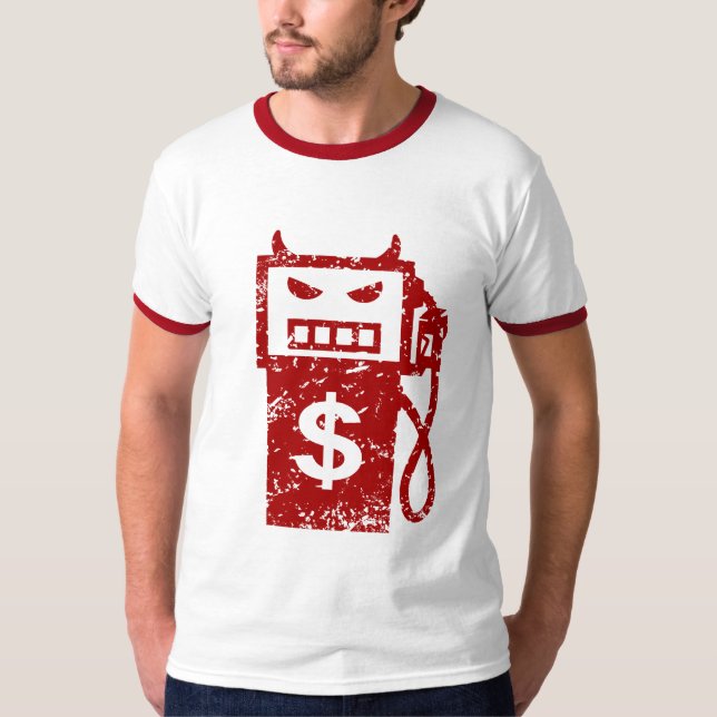 Evil Gas Pump T-Shirt (Front)