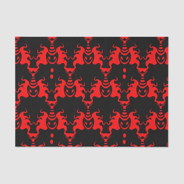 Evil Genie Interlocking Pattern Tissue Paper (Front)