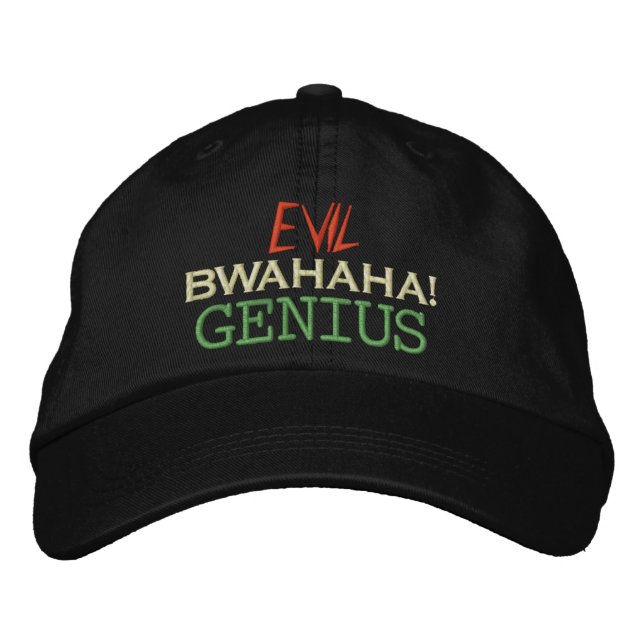 Evil Genius Embroidered Hat (Front)