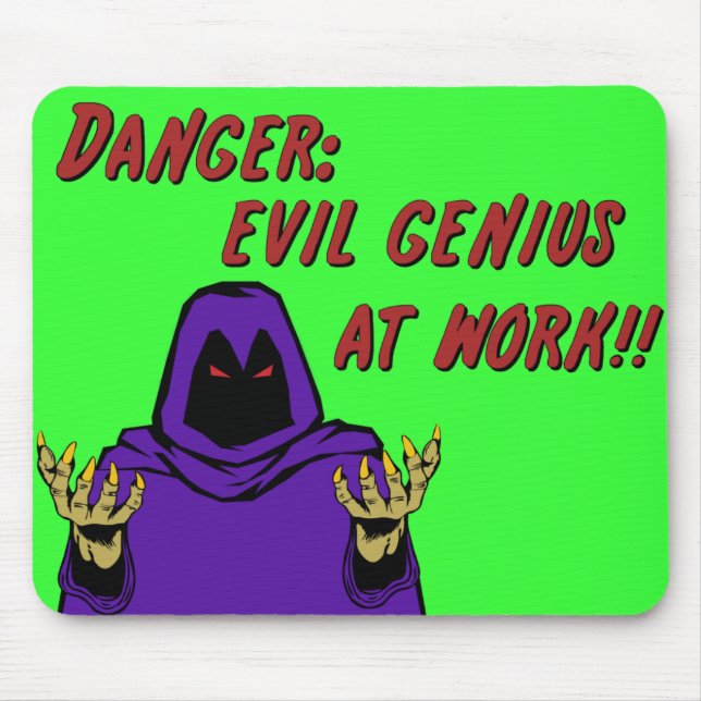 evil geniuspad mouse pad (Front)