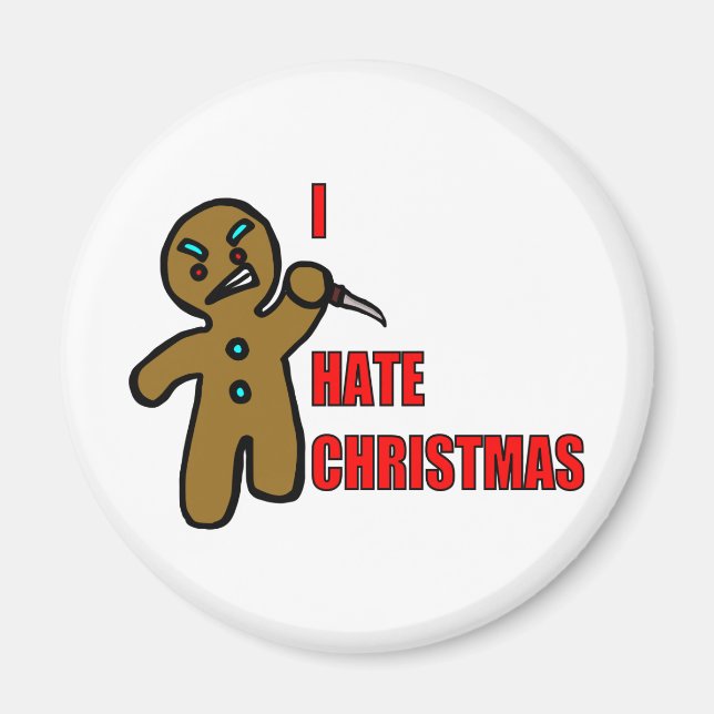 Evil Gingerbread Man Magnet (Front)