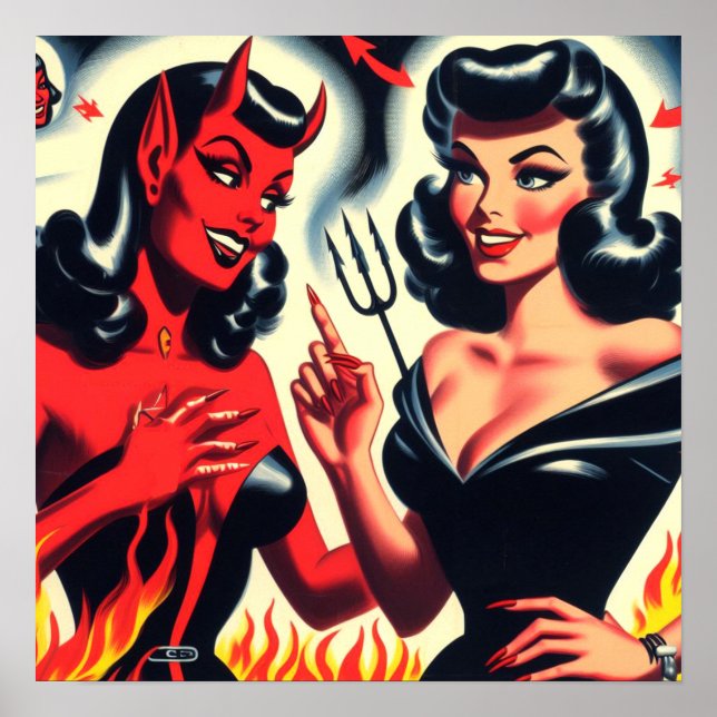 Evil Girls Poster (Front)