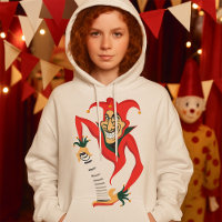 Evil Grinning Jester Joker with Jack-in-the-Box 