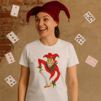 Evil Grinning Jester Joker with Jack-in-the-Box 