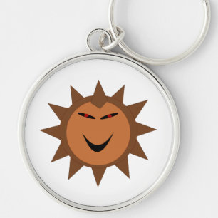 Evil Hedgehog Kawaii Goth Halloween Keychain