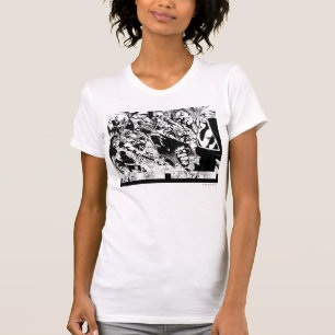 Evil Heros Panel T-Shirt