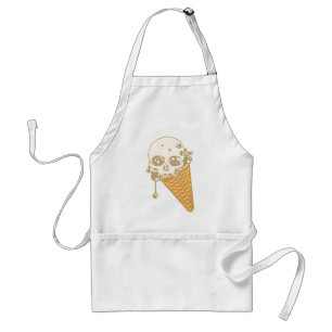 Evil Ice Cream Cone Adult Apron