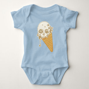 Evil Ice Cream Cone Baby Bodysuit