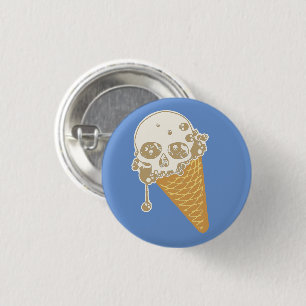 Evil Ice Cream Cone Button