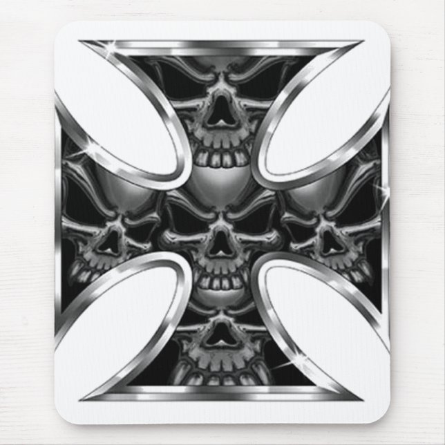 Evil Iron Cross Mouse Pad (Front)