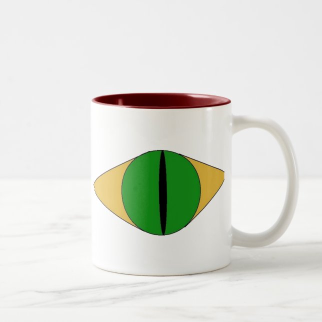 "Evil is in the eye of the beholder" mug (Right)