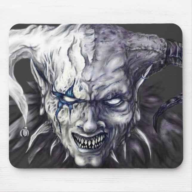 Evil Jester Mouse Pad (Front)