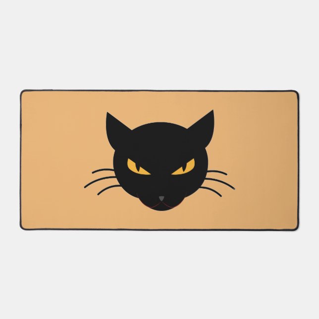 Evil Kitty Desk Mat (Front)