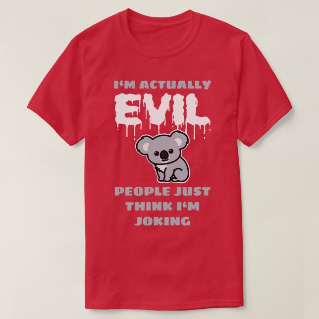 Evil Koala T-Shirt (Design Front)