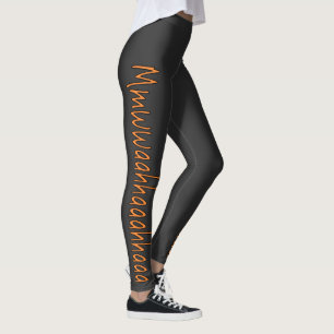 Evil Laughter Mmwwaahhaaahhaaa Halloween Leggings