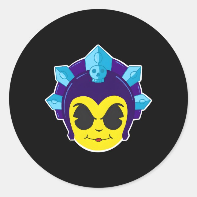 Evil Lyn Sorceress Classic Round Sticker (Front)
