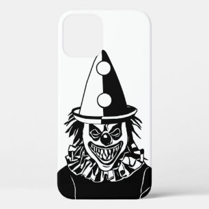 Evil Monster creepy Clown Scary Circus art iPhone 12 Case