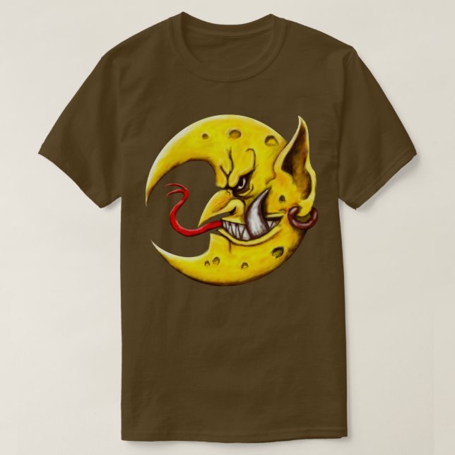 Evil Moon Rising T-Shirt (Design Front)