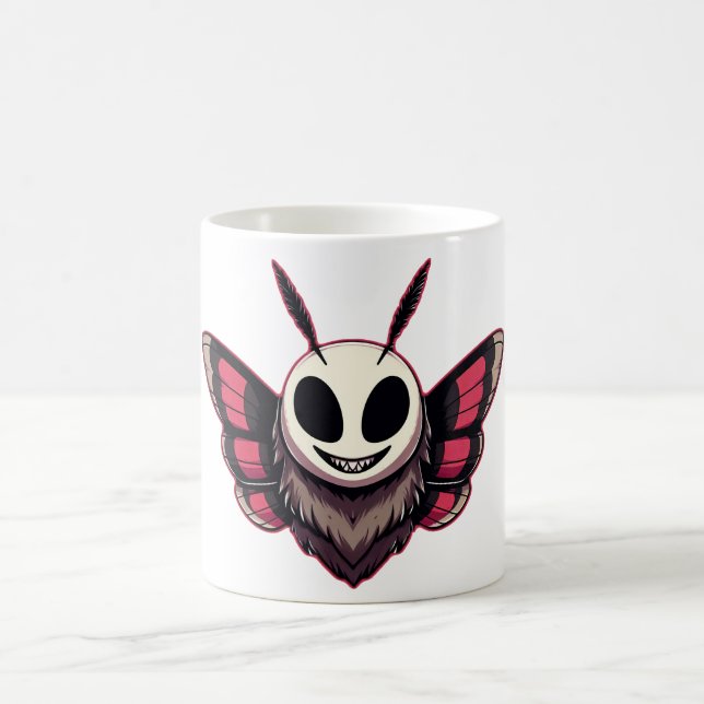 Evil Moth - Mothman Cryptid Coffee Mug (Center)