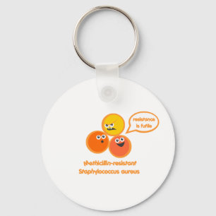 Evil MRSA Key Ring
