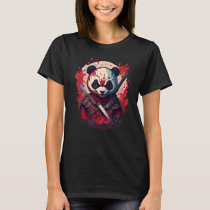Evil Ninja Samurai Panda Beautiful Japanese Fantas T-Shirt