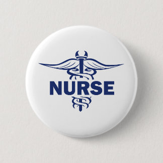 evil nurse 6 cm round badge