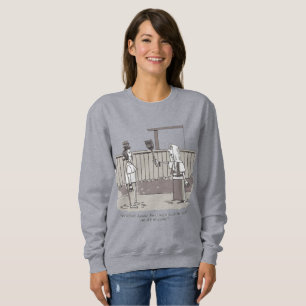 Evil Perm women grey sweatshirt