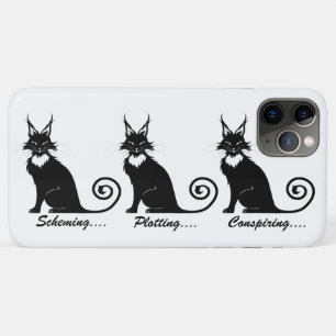 Evil Plotting Cat Trio Case-Mate iPhone Case