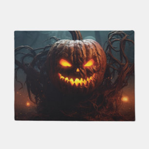 Evil Pumpkin Doormat