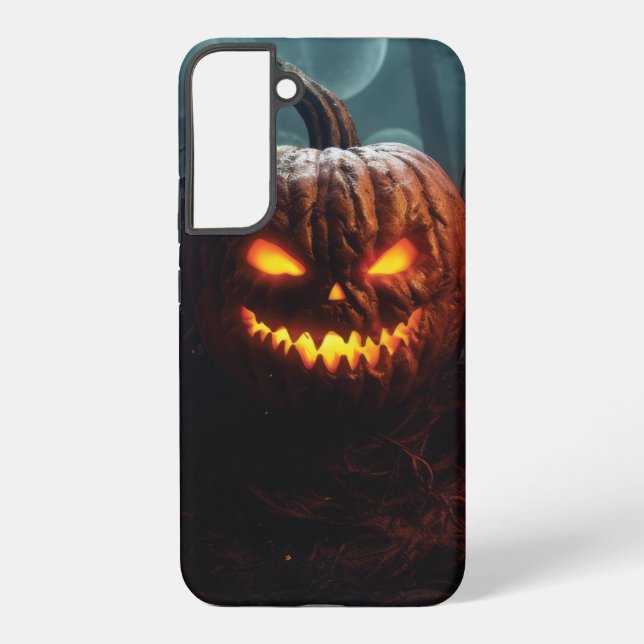 Evil Pumpkin Samsung Galaxy S22+ Case (Back)