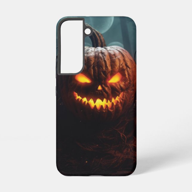 Evil Pumpkin Samsung Galaxy S22 Case (Back)