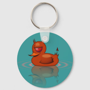 Evil Rubber Duck Key Ring