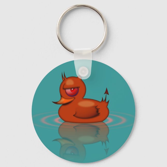 Evil Rubber Duck Key Ring (Front)