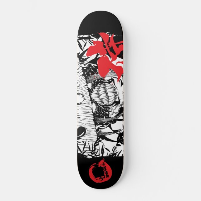 Evil shinobi skateboard (Front)