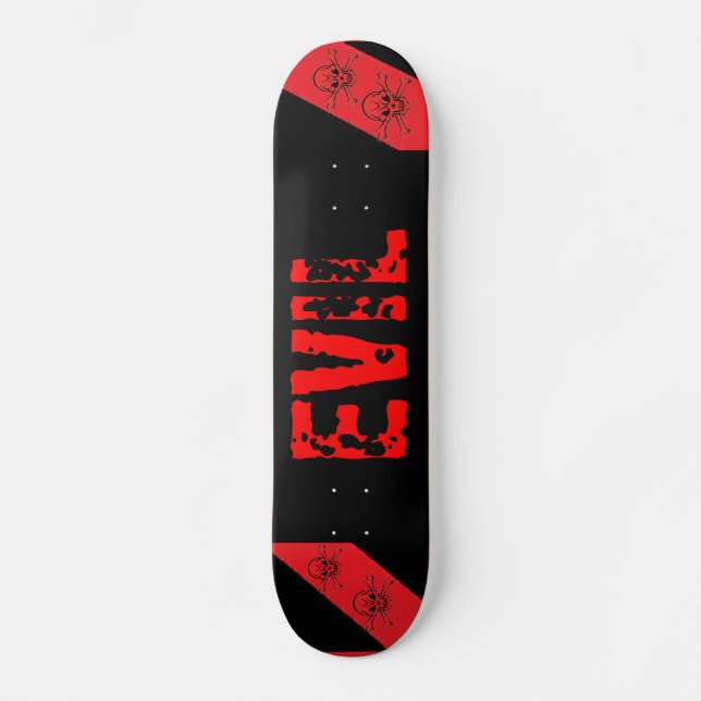 Evil Skateboard Deck (Front)