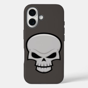 Evil Skull Design iPhone 16 Case