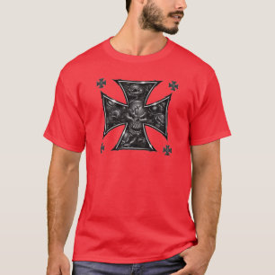Evil Skulls Iron Cross T-Shirt