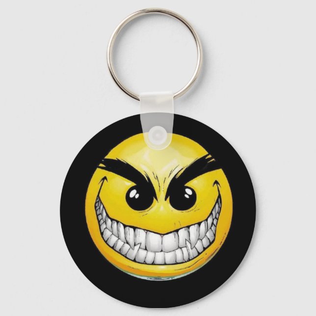 evil smile key ring (Front)