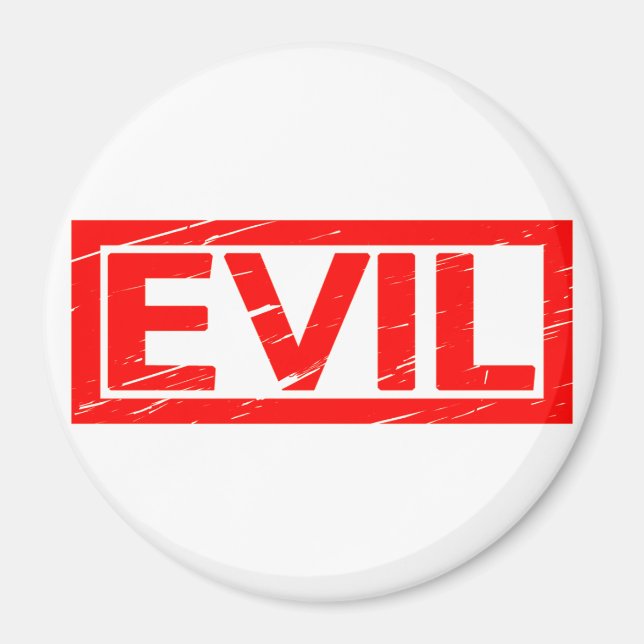 Evil Stamp Magnet (Front)
