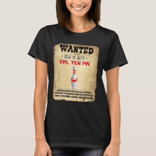 Evil Ten Pin 10  Bowling Short Sleeve T-Shirt