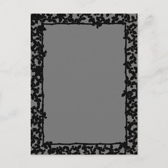 Evil Topiary Coordinates Postcard (Front)