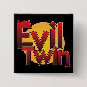 Evil Twin 15 Cm Square Badge